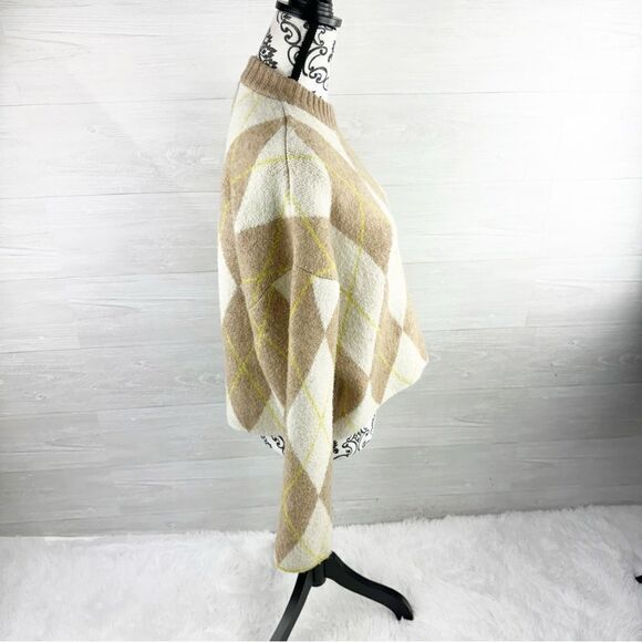 Pringle of Scotland x H&M Diamond Check Wool Blend Sweater - Picture 4 of 9